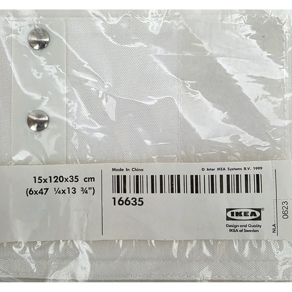 Ikea Skubb White Hanging Shoe Storage 10 Compartments 16635 New 501.025.29 - Picture 3 of 3